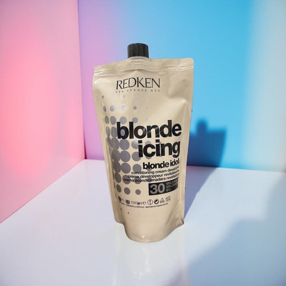 Redken Blonde Icing Conditioning Cream Developer 30 Vol 33.8 oz